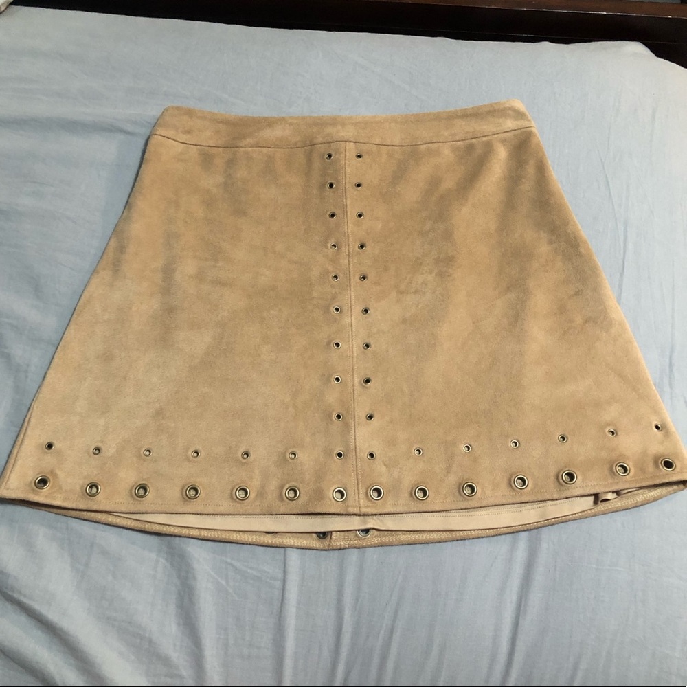 Express Tan Skirt- Size 4